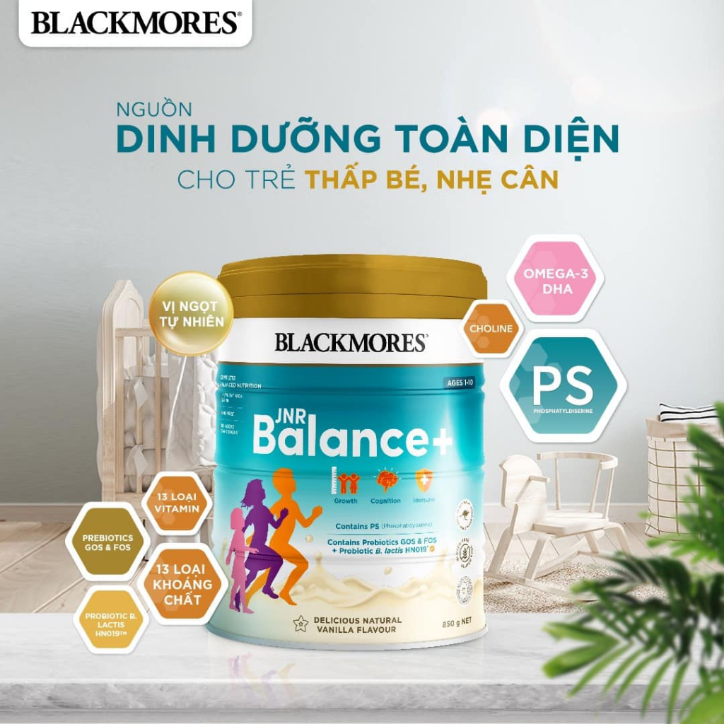 Sữa Blackmores JNR Balance+ Của Úc Lon 850g