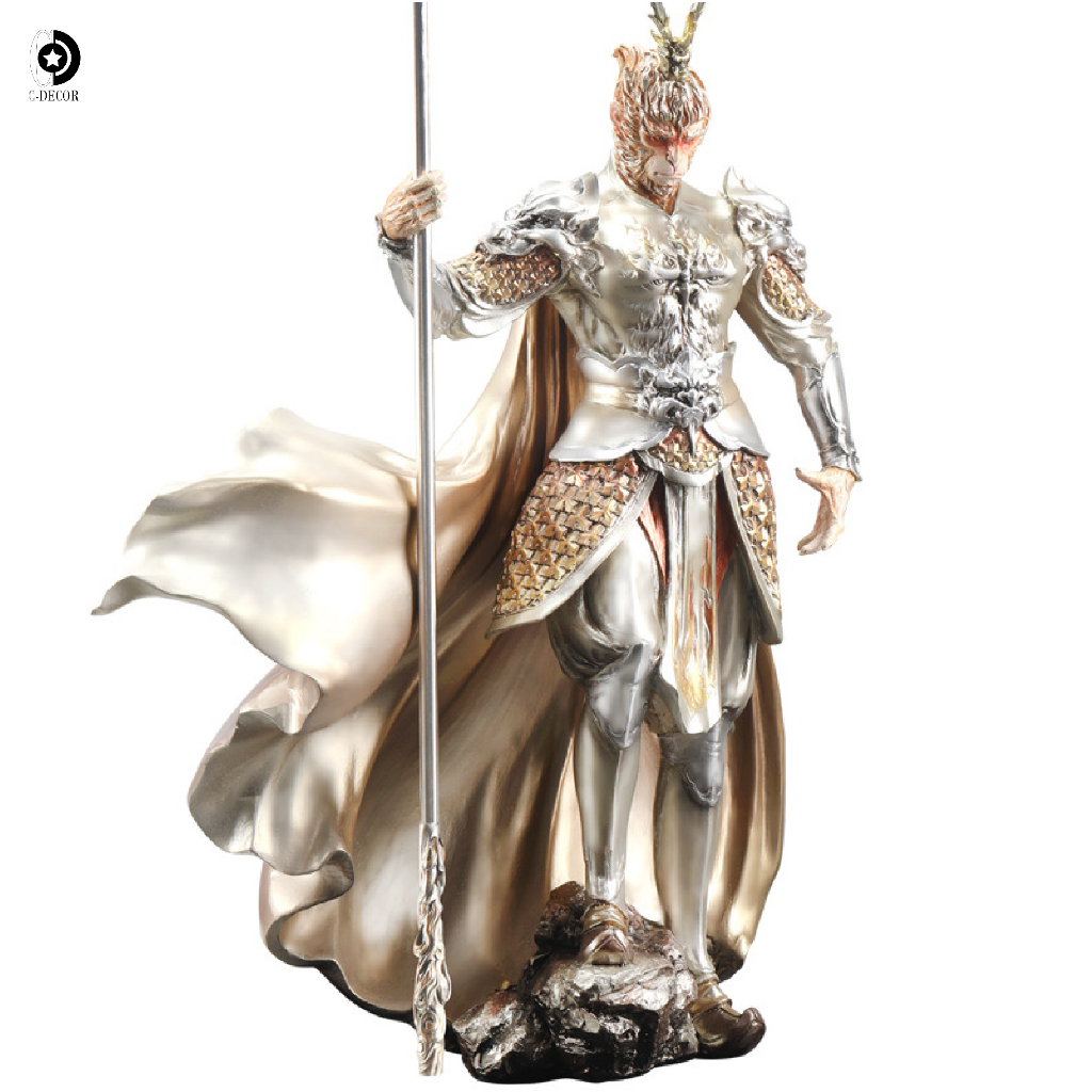 Tượng tôn ngộ không C-Decor đấu chiến thắng phật trang trí để bàn, decor pc