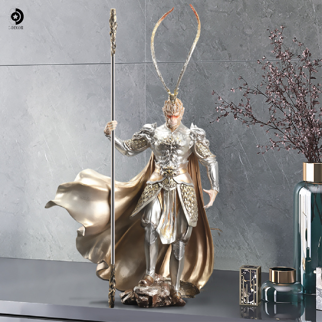 Tượng tôn ngộ không C-Decor đấu chiến thắng phật trang trí để bàn, decor pc