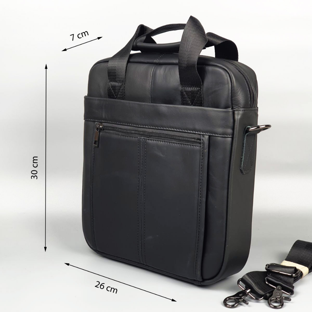 Túi đeo chéo nam; Túi công sở nam da bò thật TD124LEA  - 100% da thật, BH 3 năm