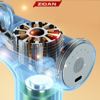 Máy massage cầm tay mini cao cấp có cảm biến Zidan chính hãng mát xa gun