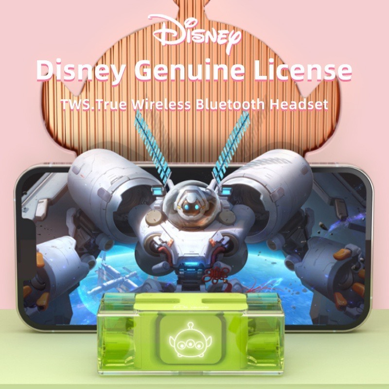 Tai Nghe Bluetooth Disney 5.3 Không Dây Có Mic Hai Chế Độ Cảm Ứng - Disney DN03