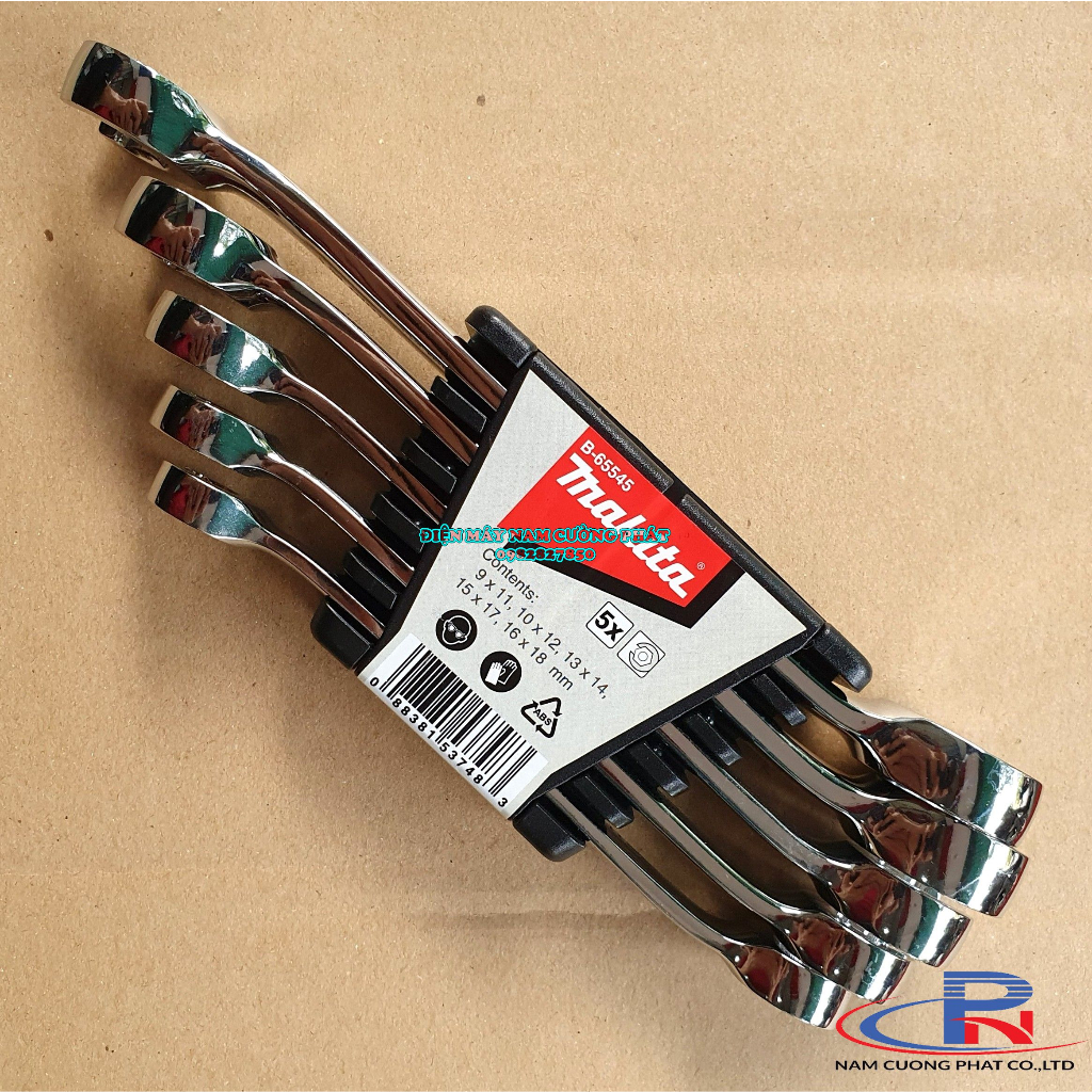 Bộ cờ lê 9-18mm Makita B-65545