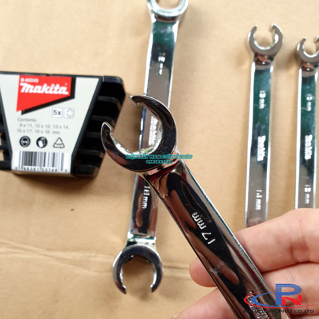 Bộ cờ lê 9-18mm Makita B-65545