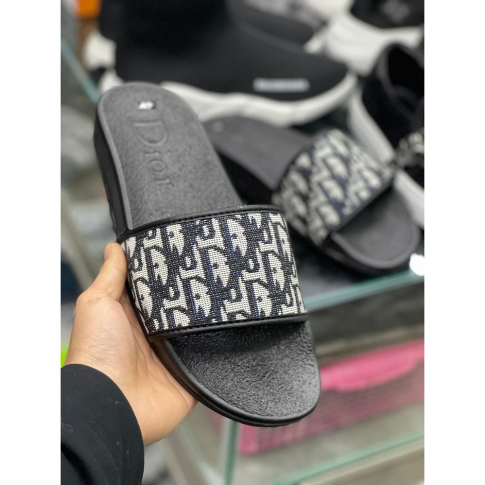 Dép dior nam nữ, quai da đế cao su đúc siêu nét - Dép nam nữ cao cấp SumiShop