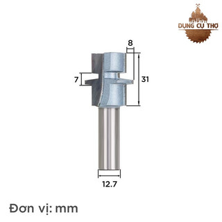 Mũi Phay Gỗ Ghép Ván Nhân Liền Cốt 12.7mm, Mũi Soi Cắt Bén Chính Xác, Ghép Ván Siêu Chắc