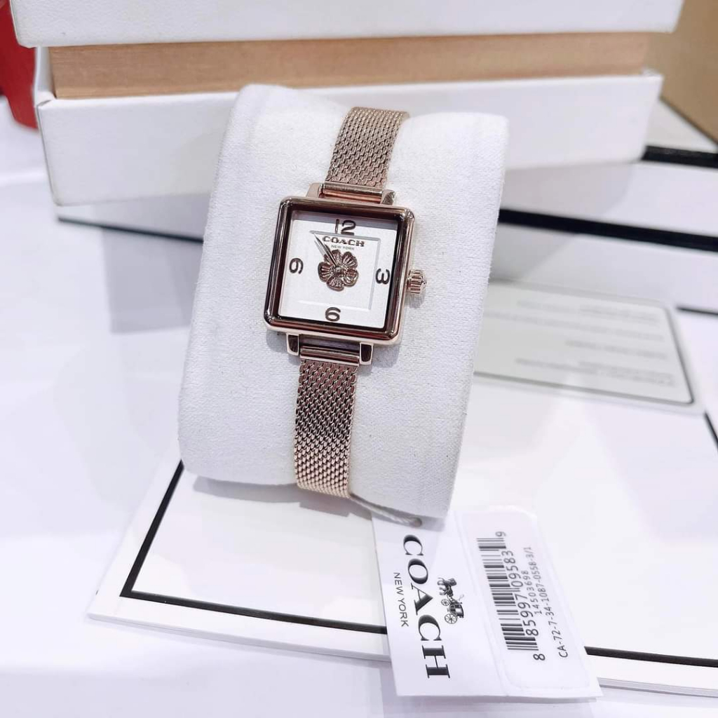 Đồng Hồ Nữ Coach ,Size mini: 22mm,Full Box Hãng,Thiết kế Đơn Giản Vô Cùng Nữ Tính