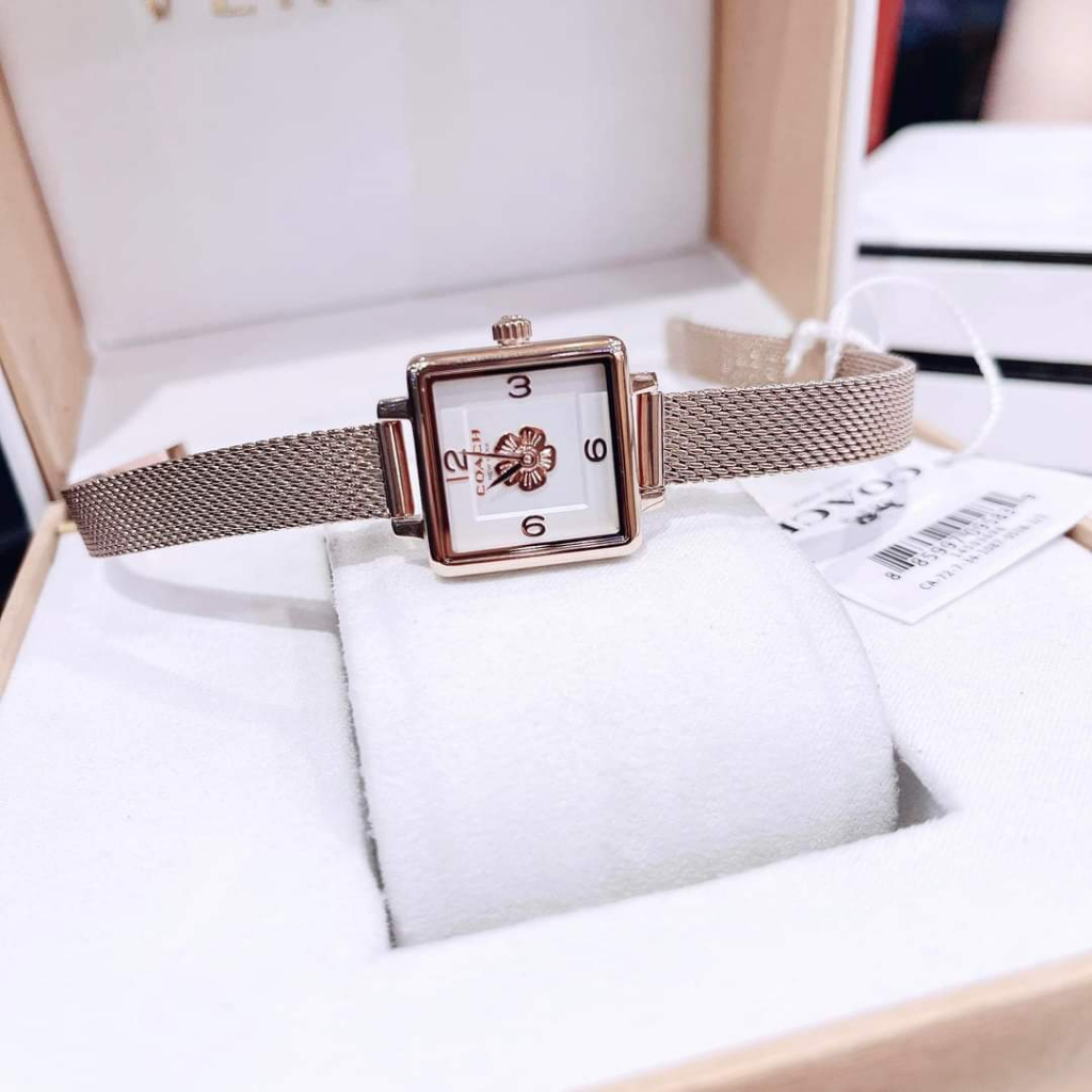 Đồng Hồ Nữ Coach ,Size mini: 22mm,Full Box Hãng,Thiết kế Đơn Giản Vô Cùng Nữ Tính