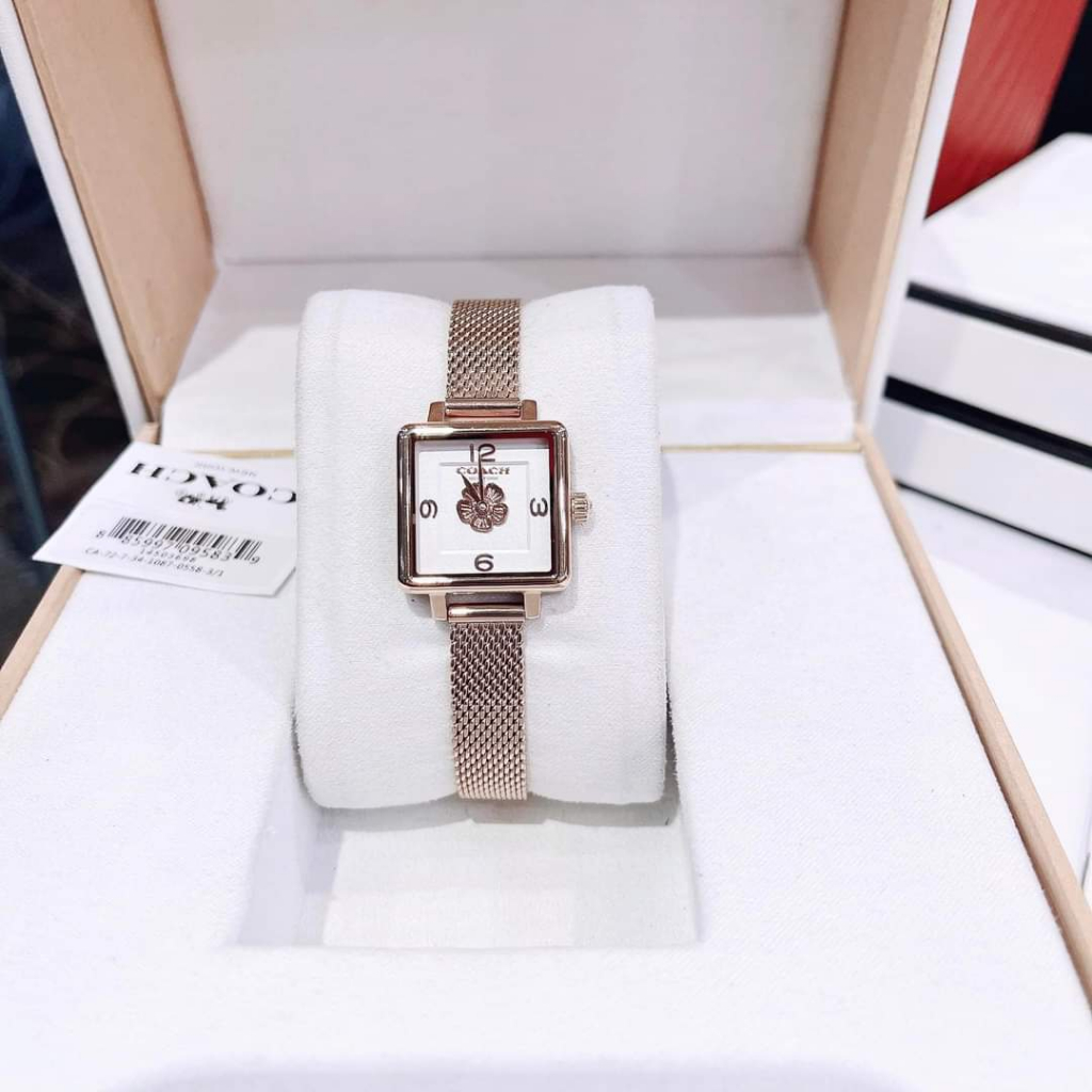 Đồng Hồ Nữ Coach ,Size mini: 22mm,Full Box Hãng,Thiết kế Đơn Giản Vô Cùng Nữ Tính