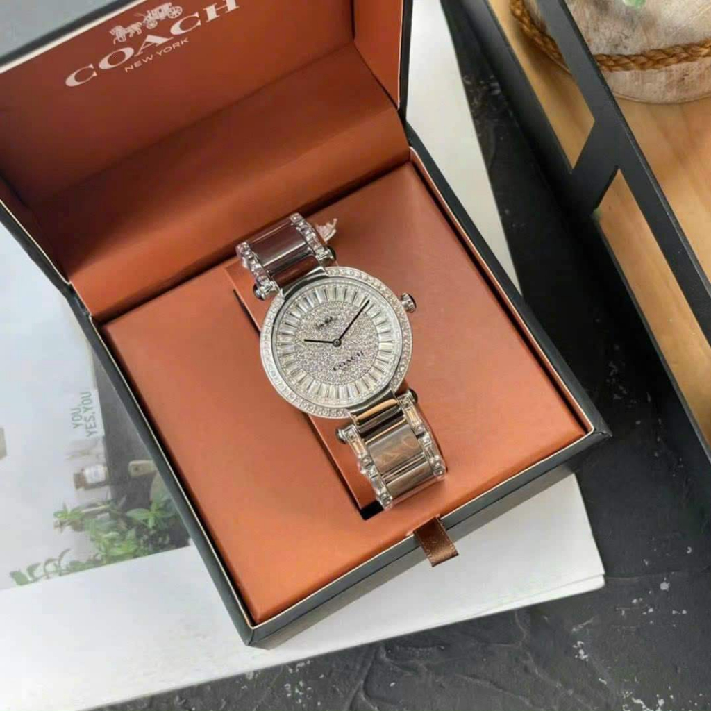 Đồng Hồ Nữ Coach ,Size:36mm,Full Box Hãng,Mang Vẻ Đẹp Quyền Quý Và Vô Cùng Thú Hút