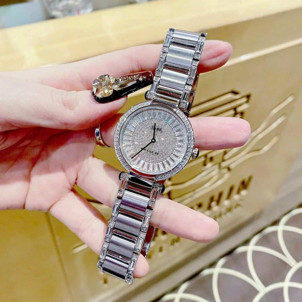 Đồng Hồ Nữ Coach ,Size:36mm,Full Box Hãng,Mang Vẻ Đẹp Quyền Quý Và Vô Cùng Thú Hút