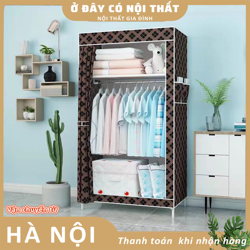 Tủ đựng quần áo Tủ đựng quần áo thời trang kích thước lớn Tủ quần áo nhiều ngăn Tủ quần áo phong cách hiện đại