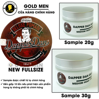 Sáp vuốt tóc Dapper Dan Pomade [Deluxe Pomade - Heavy Hold Pomade - Matt Clay]