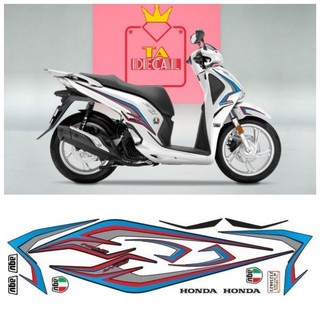 (Nhiều màu)Tem sườn SH đời(2016>2019) tem 3 lớp chống phai màu