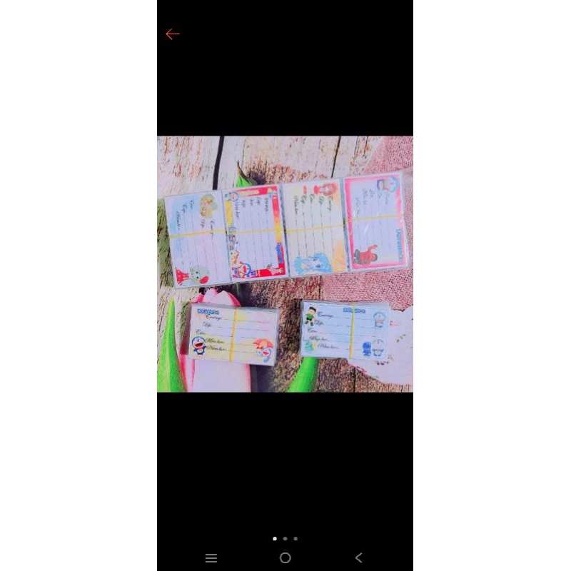 Nhãn dán tập sách kèm keo 100 nhãn