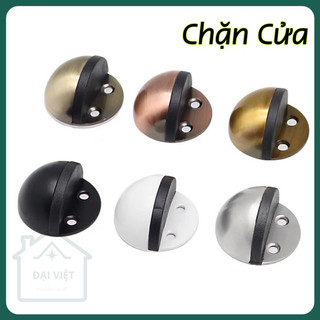 Chặn cửa bán nguyệt đệm cao su giảm lực cho cửa kính, Tặng ốc vít nở