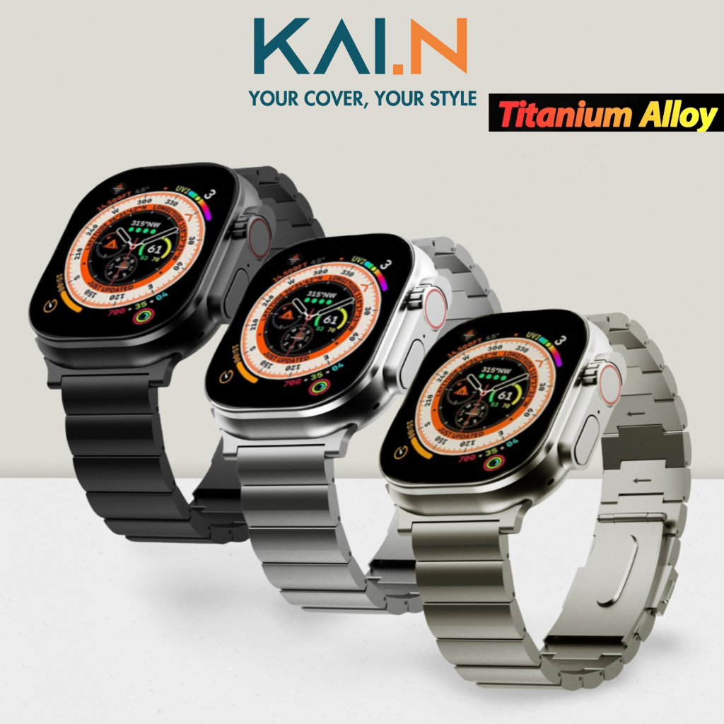 Dây Đeo Thay Thế Titan Dành Cho Apple Watch Ultra / Apple Watch Series 1-8/SE/SE2022, Kai.N Transformer Titanium