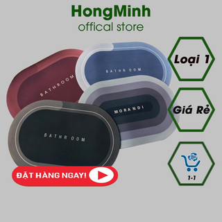 [FREESHIP❤️] Thảm Hút Nước Siêu Thấm - Thảm Lau Chân Silicon Siêu Mềm Siêu Dày, Siêu Thấm Nước Chất Liệu Chống Trượt