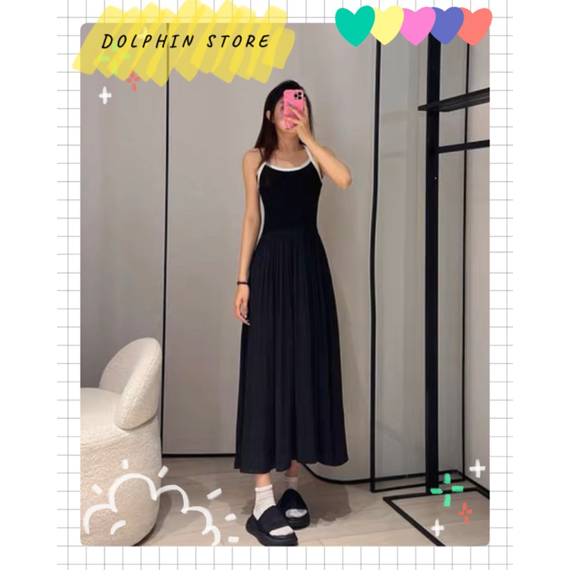 BIGSIZE Đầm 2s bigsize - đầm đen dài bigsize - đầm đi biển bigsize