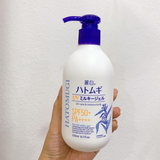 Sữa dưỡng thể và chống nắng Hatomugi SPF50 PA+++ mẫu mới