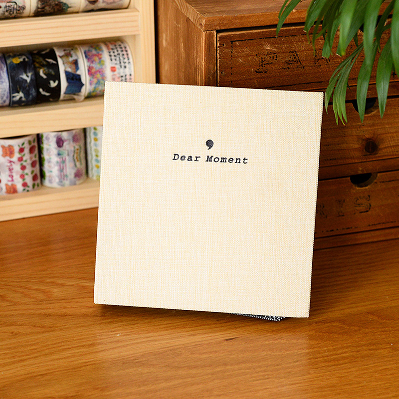 Album 6x9 bìa vải sang trọng Dear Moment đựng được 100 ảnh