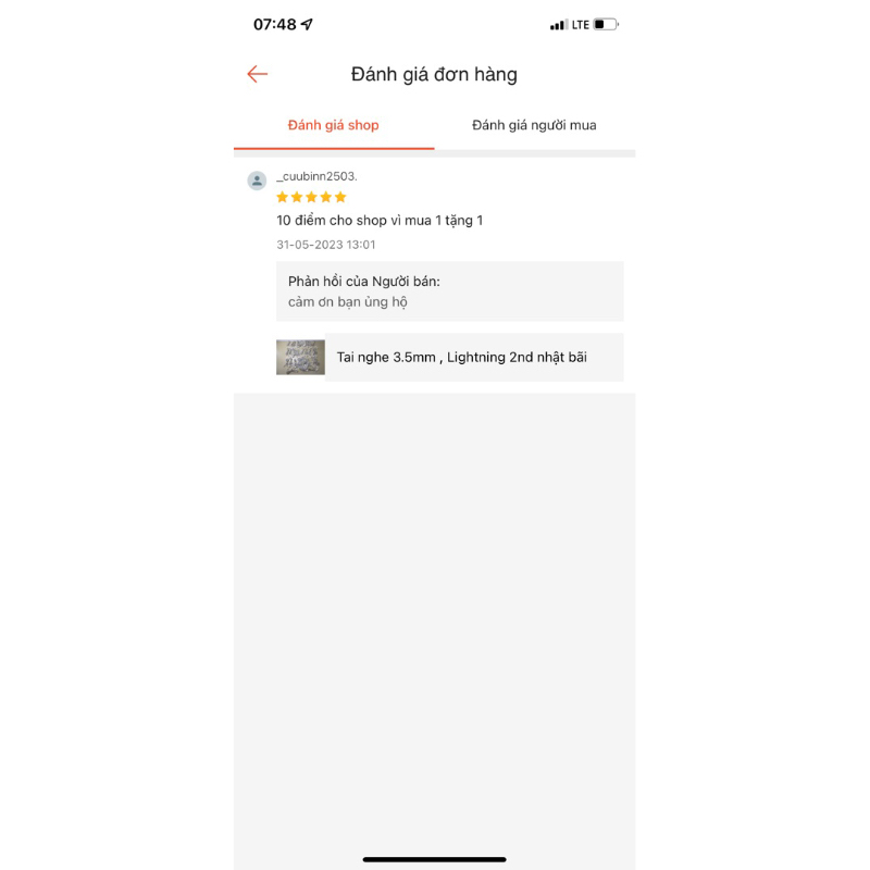 Tai nghe jack 3.5 và chân dẹt zin chính hãng