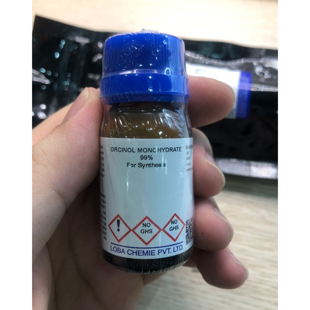 Hóa chất ORCINOL MONOHYDRATE CAS 6153-39-5 - hãng LOBA - ẤN ĐỘ