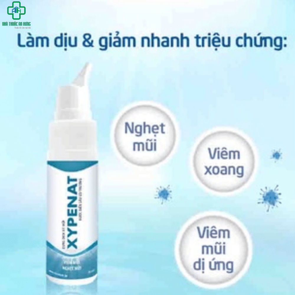 Xịt Mũi Nước Biển Sâu Ưu Trương XYPENAT Hỗ Trợ Giảm Nghẹt Mũi, Viêm Xoang Và Viêm Mũi