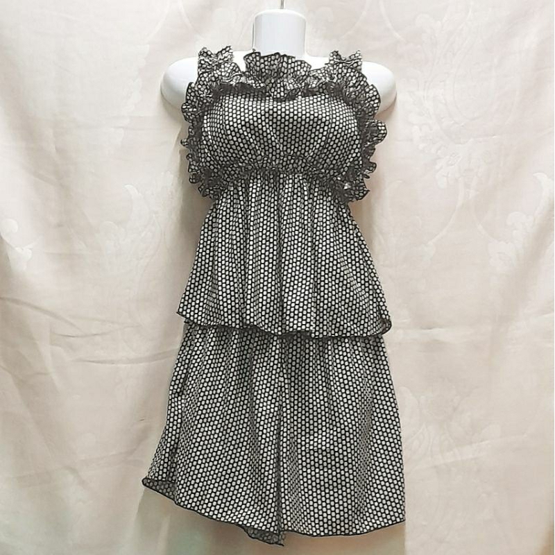 [<60kg] Set đồ ngủ 2 dây khoét lưng nữ