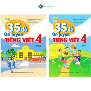 Combo 2 cuốn sách 35 đề ôn luyện tiếng việt 4 kết nối trí thức