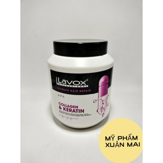 Hấp dầu phục hồi tóc collagen và keratin Lavox 500ml - 1000ml