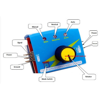 Mạch Test Động Cơ RC Servo (Tét Servo, Tét Động Cơ)