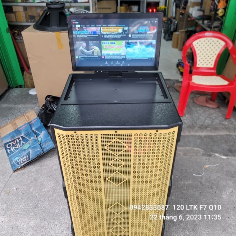 Màn Hình 19 Inch Cảm Ứng Android 12 Cho Loa Kéo Và Xe Khách.