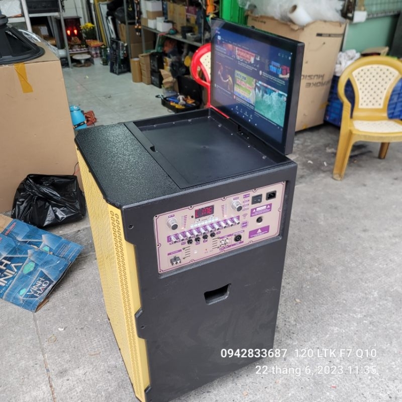 Màn Hình 19 Inch Cảm Ứng Android 12 Cho Loa Kéo Và Xe Khách.