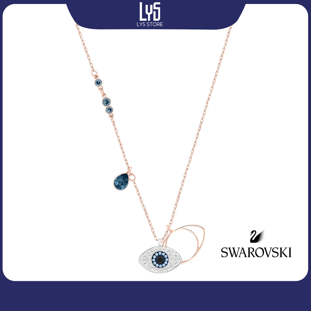 Dây chuyền Swarovski Symbolic Evil Eye Necklace 6060 Fullbox - Hàng Xuất Xịn