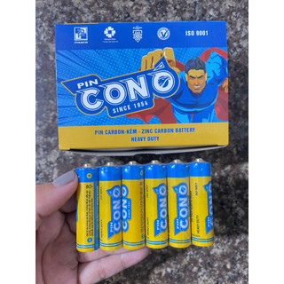 Pin con ó 2a - pin carbon kẽm - vỉ 4 viên