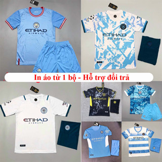 Áo Bóng Đá CLB ManCity - Thun Lạnh Cao Cấp - Bộ Quần Áo Bóng Đá Nam Nữ