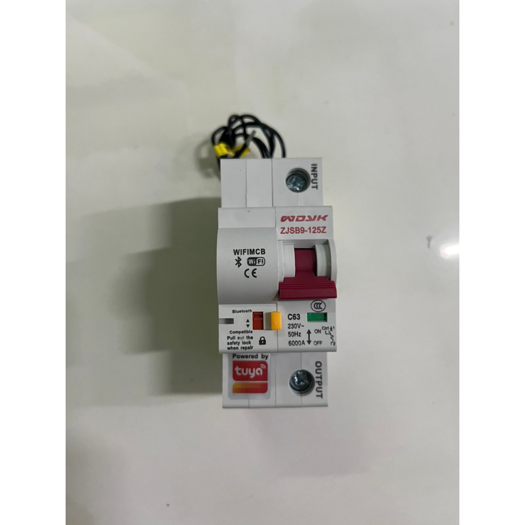 Aptomat thông minh Wifi Tuya 1P