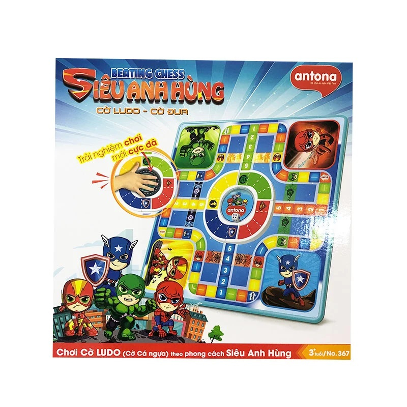 Bộ cờ Ludo cờ đua siêu anh hùng No.367