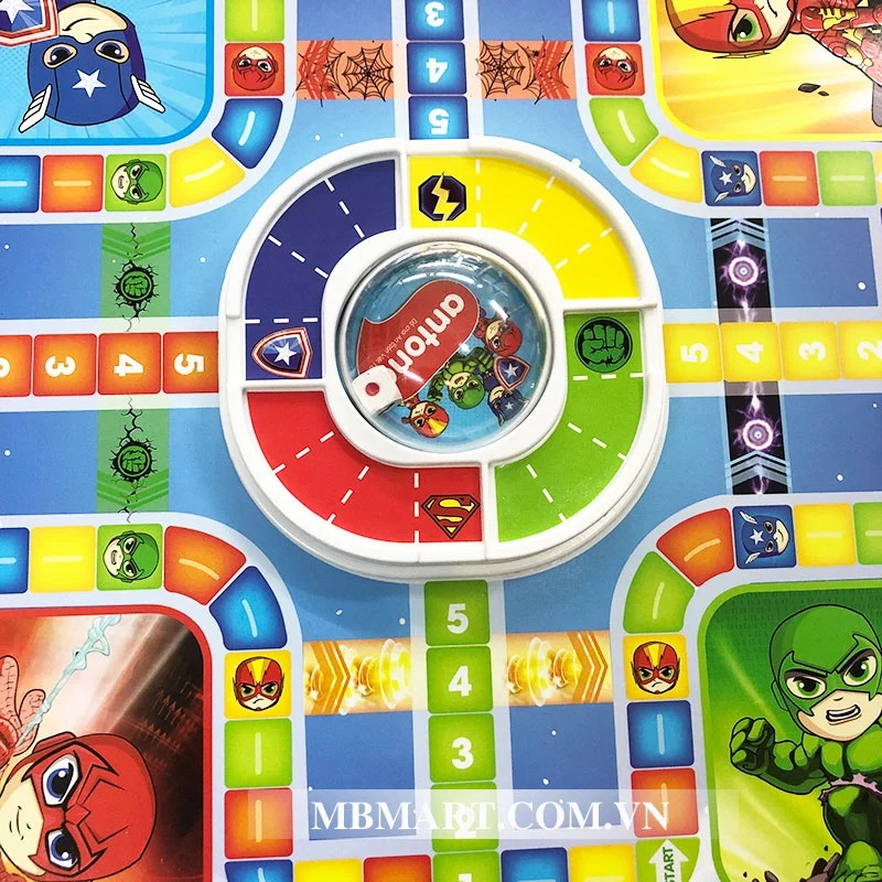 Bộ cờ Ludo cờ đua siêu anh hùng No.367