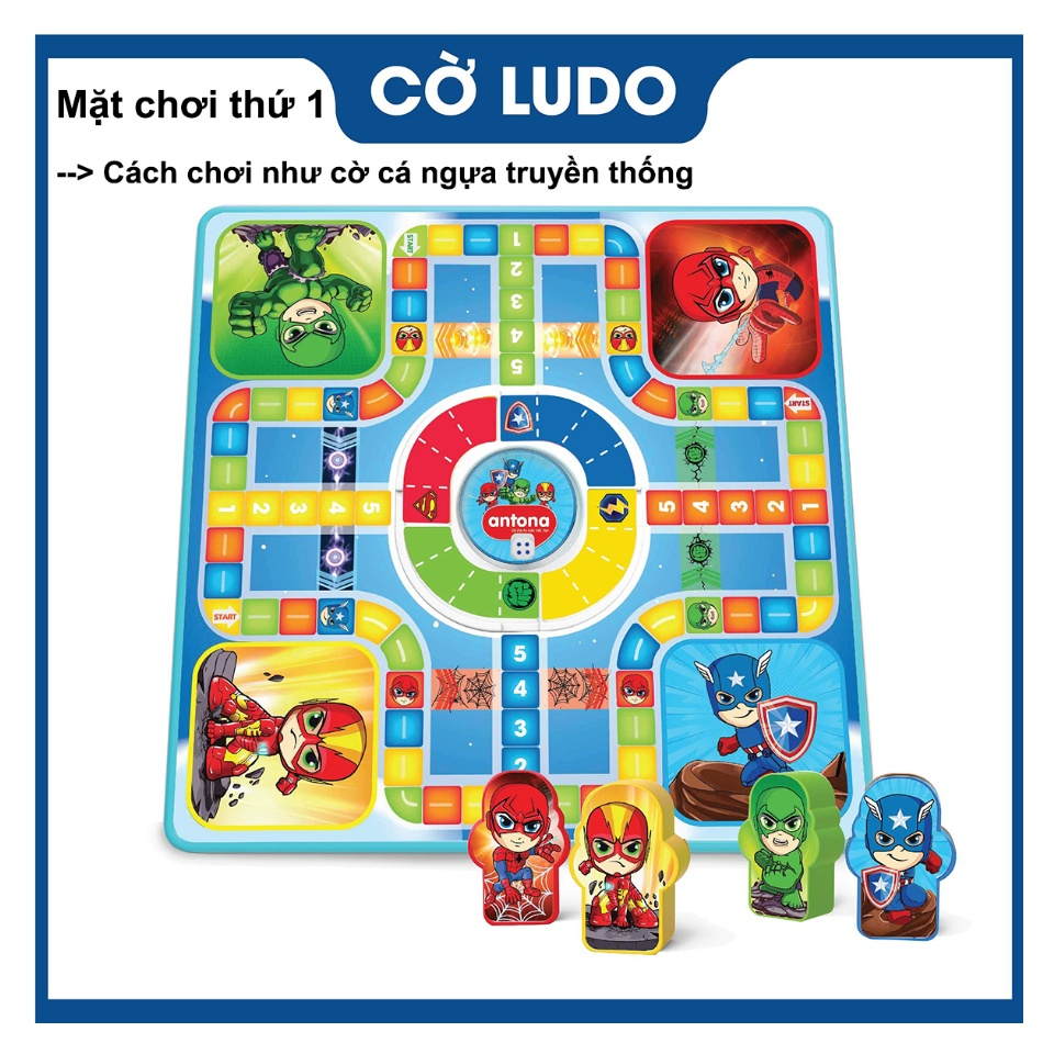 Bộ cờ Ludo cờ đua siêu anh hùng No.367