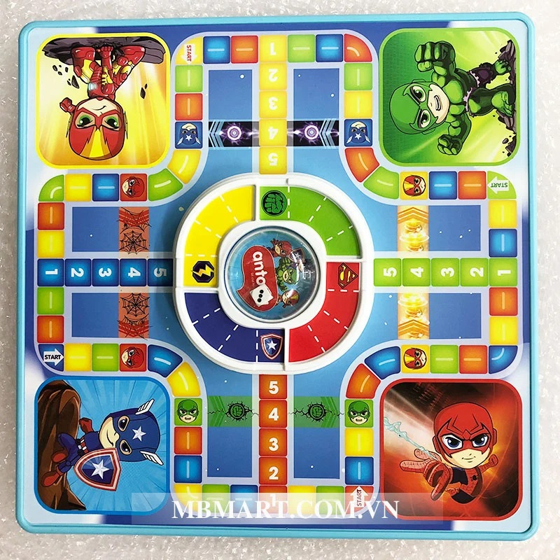 Bộ cờ Ludo cờ đua siêu anh hùng No.367