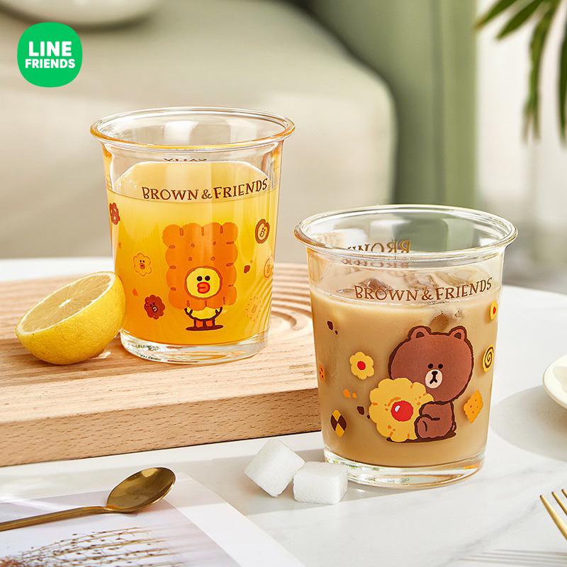 Ly thuỷ tinh gấu thỏ vịt cute hoạt hình dễ thương dung tích 400ml