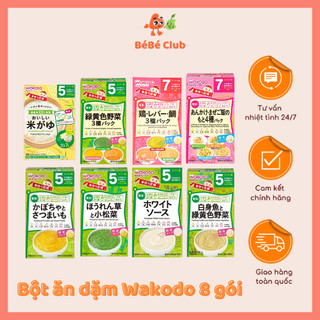 Bột ăn dặm Wakodo 8 gói