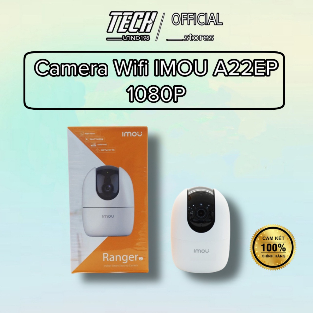 Camera Wifi Imou A22EP 1080P  ranger 2. chính hãng/ a22ep , xoay 360 độ. bắt wifi