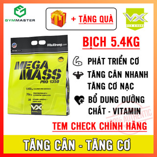 [Tặng Bình] Sữa Tăng Cân Nhanh, Phát Triển Cơ Bắp, Bổ Sung Dinh Dưỡng Hoàn Chỉnh MEGA MASS PRO 1350