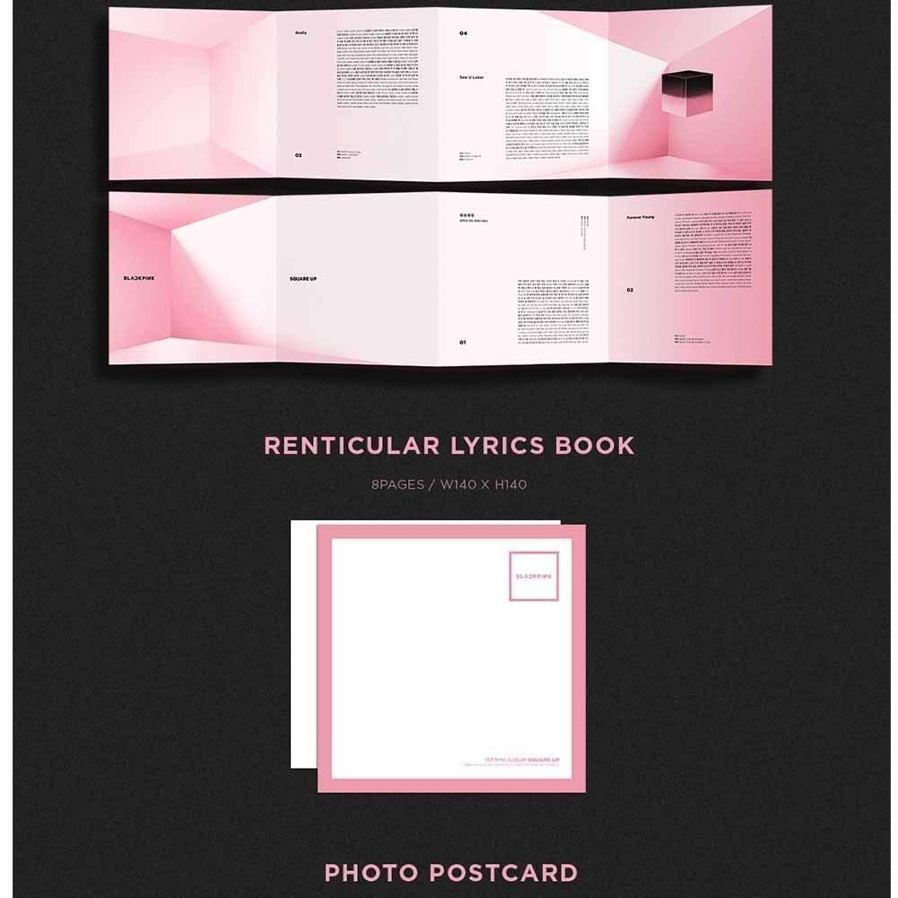 ALBUM  SQUARE UP - BLACK PINK - PINK VER