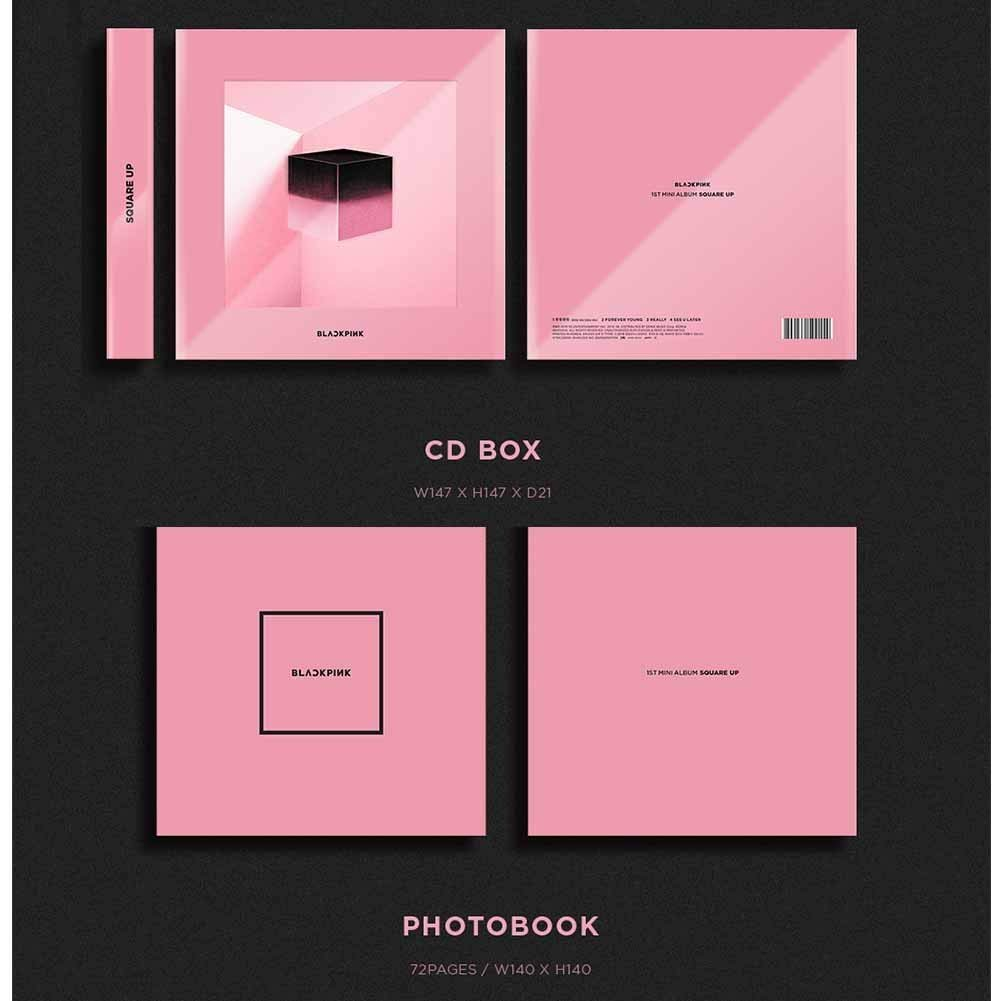 ALBUM  SQUARE UP - BLACK PINK - PINK VER