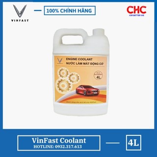 Nước mát xe hơi cao cấp 50% Vinfast Coolant 4L