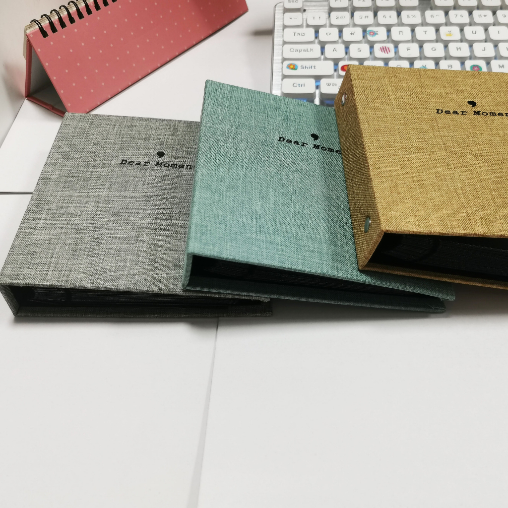 Album 6x9 bìa vải siêu đẹp Dear Moment đựng được 100 ảnh